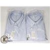 Image 1 : LOT OF TWO MENS SIZE 2-XL VAN HEUSEN DRESS SHIRTS