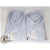 Image 1 : LOT OF TWO MENS SIZE 2-XL VAN HEUSEN DRESS SHIRTS