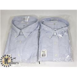 LOT OF TWO MENS SIZE 4-XL VAN HEUSEN DRESS SHIRTS