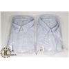 Image 1 : LOT OF TWO MENS SIZE 4-XL VAN HEUSEN DRESS SHIRTS