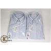Image 1 : LOT OF TWO MENS SIZE MEDIUM VAN HEUSEN DRESS SHIRT