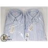 Image 1 : LOT OF TWO MENS SIZE MEDIUM VAN HEUSEN DRESS SHIRT