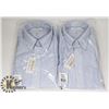 Image 1 : LOT OF TWO MENS SIZE MEDIUM VAN HEUSEN DRESS SHIRT