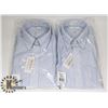Image 1 : LOT OF TWO MENS SIZE MEDIUM VAN HEUSEN DRESS SHIRT