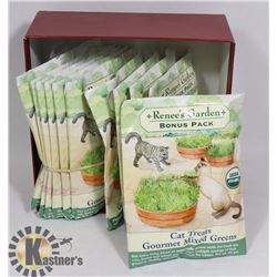 LOT OF RENEES GARDEN CAT TREATS GOURMET MIXED