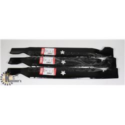 LOT OF 3 OREGON 21" LAWN MOWER BLADES