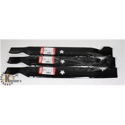 LOT OF 3 OREGON 21" LAWN MOWER BLADES