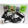 BOX OF XBOX 360 ACCESSORIES AND GAMES -