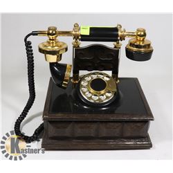 VINTAGE DECO-TEL ROTARY PHONE