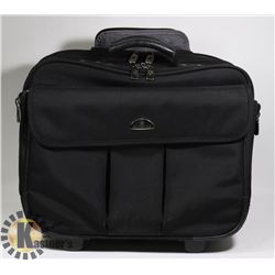 SAMSONITE COMPUTER BAG WITH PULL HANDLE & WHEELS