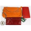 Image 1 : PURSE LOT: INCLUDES: ROOTS LADIES LEATHER WALLET