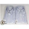 Image 1 : LOT OF TWO MENS SIZE LARGE VAN HEUSEN DRESS SHIRTS