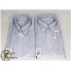 Image 1 : LOT OF TWO MENS SIZE LARGE VAN HEUSEN DRESS SHIRTS