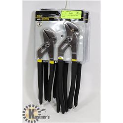 3 SETS OF 2 FIXIT GROOVE JOINT PLIERS