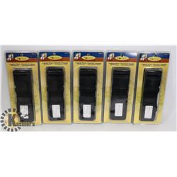 LOT OF 5 LUGGAGE STRAPS, HD WITH NAME TAG