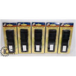 LOT OF 5 LUGGAGE STRAPS, HD WITH NAME TAG