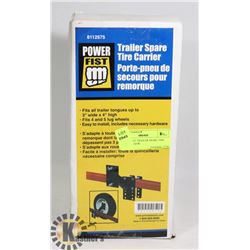 POWER FIST TRAILER SPARE TIRE CARRIER- NEW