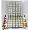 Image 1 : LARGE FLAT OF GOLF BALLS