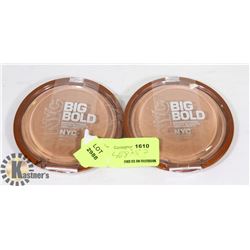 LOT OF 2 NYC BIG BOLD BRONZING POWDER