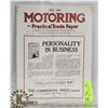 Image 1 : 1919 MOTORING CAR MAGAZINE MANY GREAT