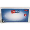 Image 1 : BOX OF 100 SIZE LARGE DISTECH CLEAR VINYL MEDICAL