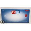 Image 1 : BOX OF 100 SIZE LARGE DISTECH CLEAR VINYL MEDICAL