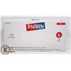 Image 1 : BOX OF 100 SIZE LARGE DISTECH CLEAR VINYL MEDICAL