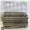 Image 1 : MESH WIRE-DISPLAY BASKETS- LOT OF 18 PCS.