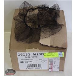 BOX OF MEDIUM HAIRNETS