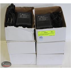 AC-DC POWER ADAPTORS- LOT OF 6 NEW POWER SUPPLIES
