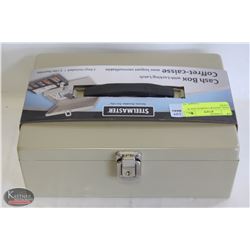 STEEL MASTER CASHBOX NEW W/ LOCKS