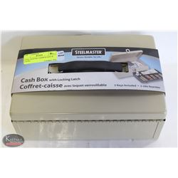 STEEL MASTER CASHBOX NEW W/ LOCKS
