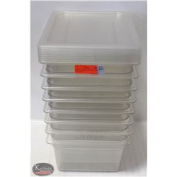 BAILIFF SEIZURE: LOT OF 8 - 1/2 SIZE POLY CARB