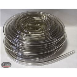 BOX OF FOOD GRADE VINYL HOSE - UNKNOWN LENGTH