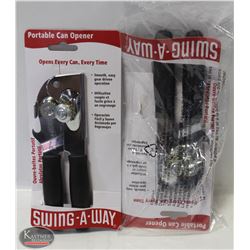 FOCUS PORTABLE BLACK CAN OPENER, LOT OF 2