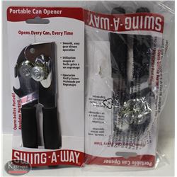 FOCUS PORTABLE BLACK CAN OPENER, LOT OF 2