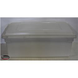 FOOD GRADE BIN W/ REVERSIBLE LID 18"X26"X9"