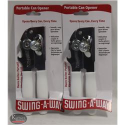 FOCUS PORTABLE WHITE CAN OPENER, SWING-A-WAY