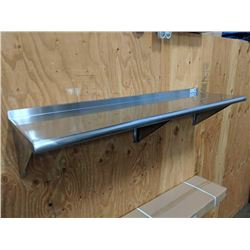 JOHNSON ROSE 16" X 60" STAINLESS STEEL WALL SHELF