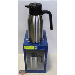 LOT OF 2 STAINLESS STEEL VACUUM POTS