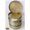 Image 1 : LOT OF 14 ALUMINUM PIZZA PANS 10" X 1"