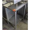 Image 1 : BAILIFF SEIZURE: S/S WORK TABLE W/ UNDERSHELF