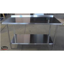 JR 60" X 30" 304 STAINLESS STEEL WORK TABLE