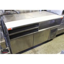 BAILIFF SEIZURE: STAINLESS STEEL PREP STATION