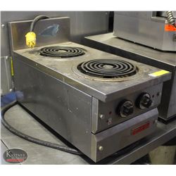 MKE 2 BURNER COUNTER TOP HOT PLATE