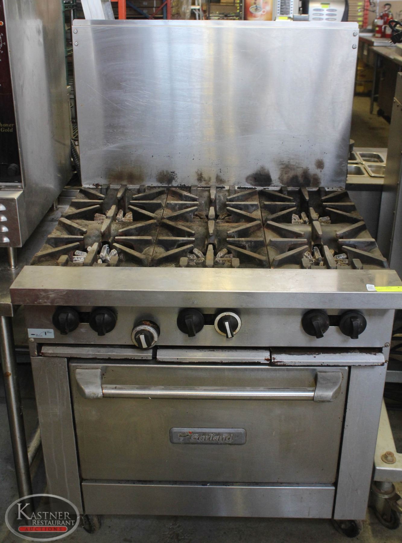 GARLAND 6BURNER NATURAL GAS RANGE