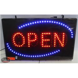 BAILIFF SEIZURE: 23"X14" OPEN / CLOSED SIGN