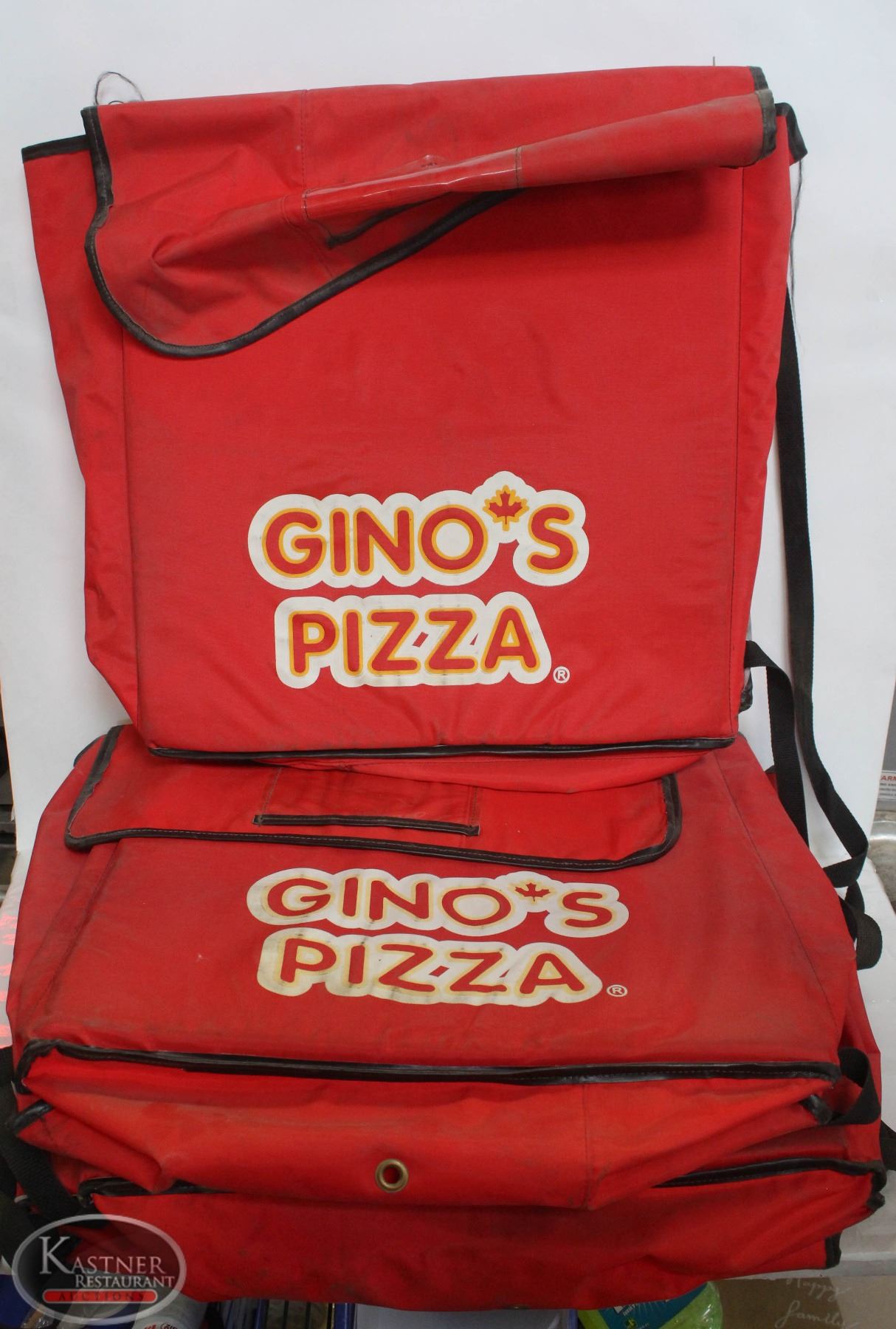 LOT OF FOUR 20" INSULATED PIZZA DELIVERY BAGS Kastner Auctions