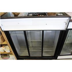 TRIPLE SLIDING GLASS DOOR DISPLAY COOLER