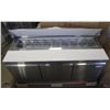 Image 3 : NEW 6' STAINLESS STEEL REFRIGERATED PREP TABLE